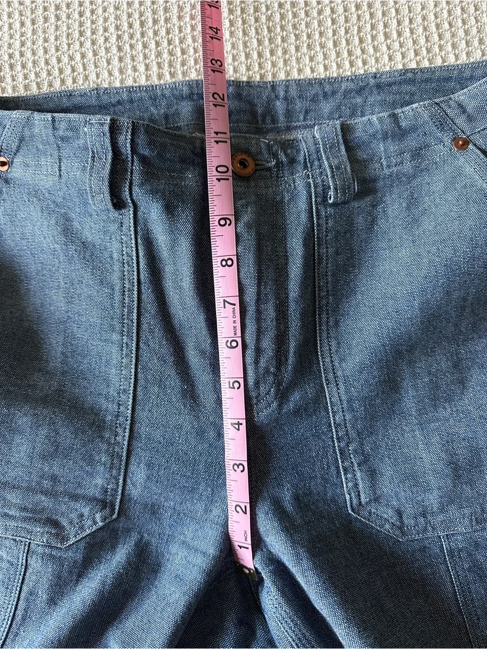 Duluth Trading Co. High-wasted Canvas Pants Size 8
